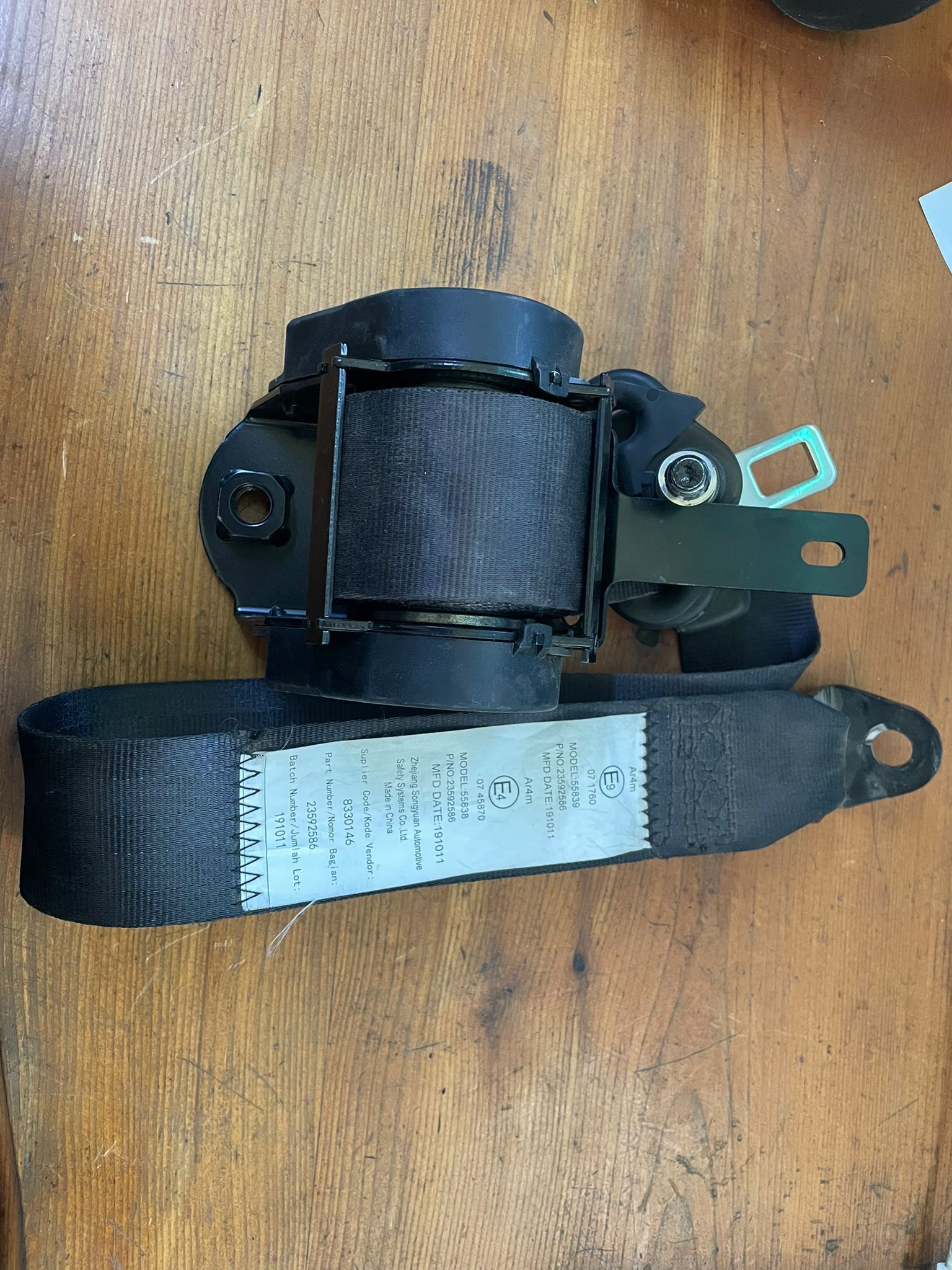 CINTURON DERECHO 2DA FILA Chevrolet Captiva 2021