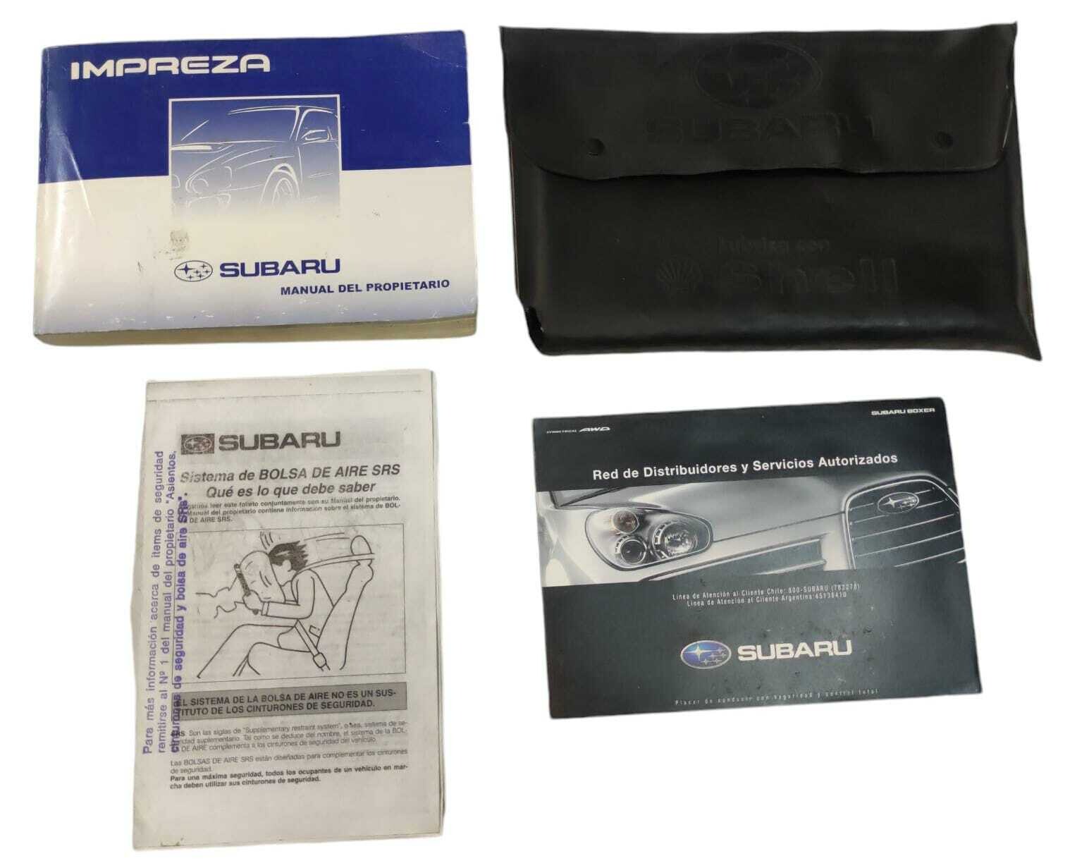 MANUAL DE USUARIO Subaru Impreza 2006